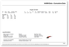 hand arm vibration report