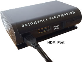 noise monitor hdmi port