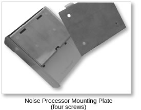 noise processor mounting plate
