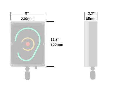 soundear 2 outdoor dimensions